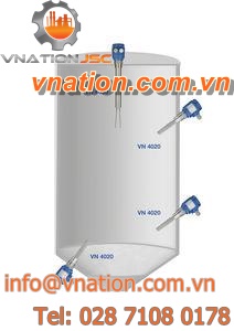 vibrating level switch / electromechanical / for bulk materials / threaded