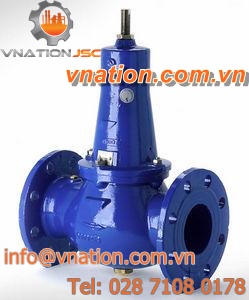 piston valve / pressure reducing / for water