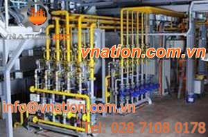 batch mixer / gas-air for burners / for gas / with heat exchanger