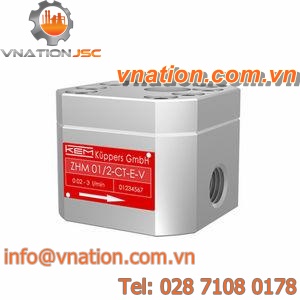 gear flow meter / for paint / in-line