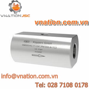 turbine flow meter / for fluids / in-line / high-pressure