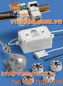DIN rail mount temperature transmitter / thermocouple / current output