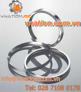 circular seal / ring lip / graphite / stainless steel