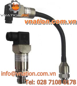 piezoresistive pressure transmitter / flush / IP65 / for liquids and gases