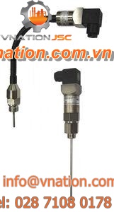 Pt100 temperature transmitter / 4-20 mA / compact