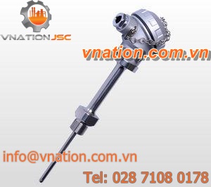 Pt100 temperature sensor / IP65 / stainless steel / process