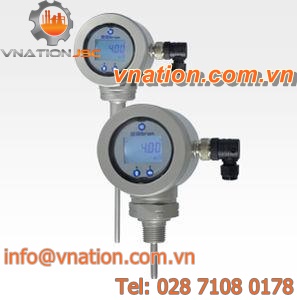 Pt100 temperature transmitter / HART / digital / process