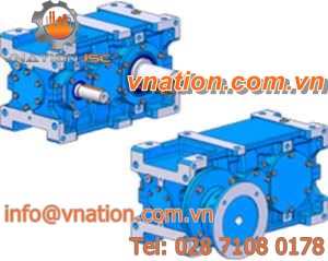 bevel gear reducer / helical / parallel-shaft / for shafts