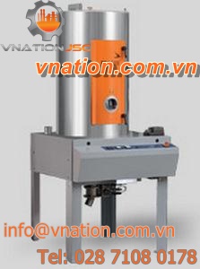 pellet tank / drying / stainless steel / vertical