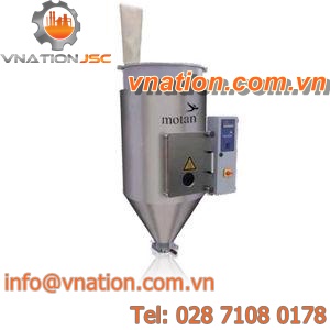 hot air dryer / for plastic pellets