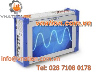 electrical network analyzer / power quality / benchtop / multitouch screen