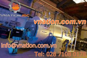steam boiler / solid fuel / fire tube / horizontal