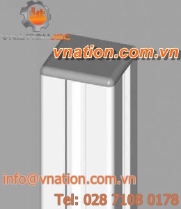 non-threaded end cap / ABS / for aluminum profiles