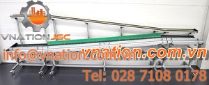 roller conveyor / chain drive / modular / horizontal