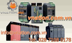 DIN rail programmable logic controller / Ethernet / security / I/O