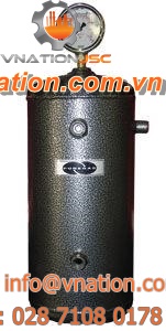 buffer tank / metal / vertical