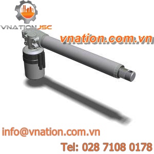 electric cylinder / worm gear / DC / steel