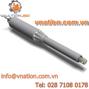 electric cylinder / DC / steel / end-of-stroke