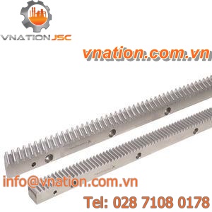 straight-toothed rack and pinion / helical / with ground teeth