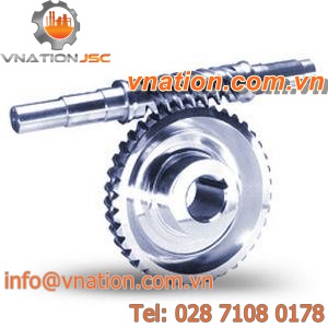 spur gear / spiral / shaft