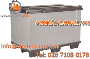 plastic pallet box / storage / folding / for bulky products