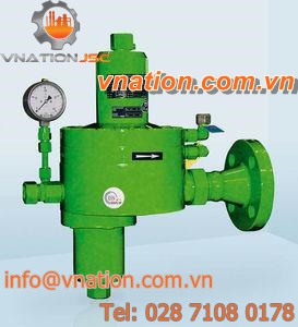gas pressure regulator / pinch / two-stage