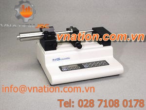 chemical pump / stepper motor-driven / syringe / for laboratory