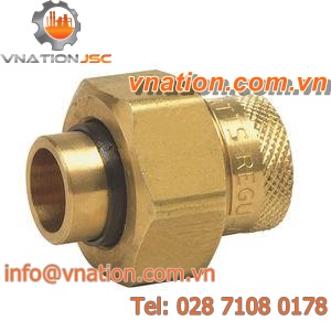 threaded fitting / straight / dielectric