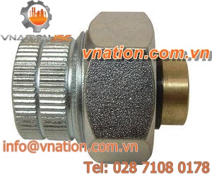 compression fitting / straight / dielectric