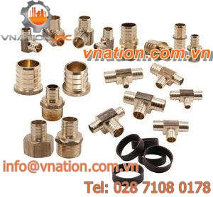 crimp fitting / elbow / fire hose