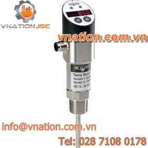 Pt100 temperature transmitter / analog / with digital display