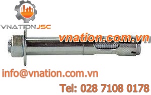 anchor bolt / with hexagonal head / stainless steel