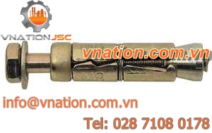 anchor bolt / with hexagonal head / stainless steel / for heavy loads