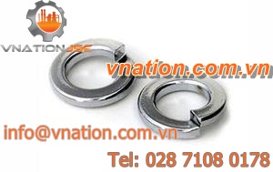 locking washer / elastic / round / brass