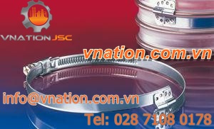 band hose clamp / stainless steel / reusable / rugged