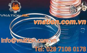 stainless steel hose clamp / reusable / rugged / corrosion-proof