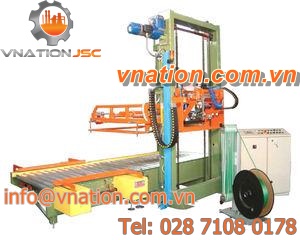 horizontal strapping machine / pallet / automatic / semi-automatic