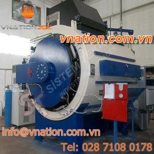 tempering furnace / heat treatment / rotary retort / electric