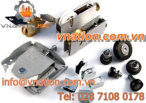 bearing wheel type roller / metal / for sliding doors