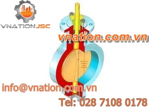 butterfly valve / flow control / for gas