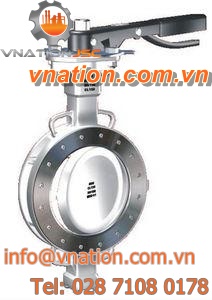 butterfly valve / manual / regulating / for water