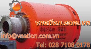 ball mill / for cement / clinker / horizontal