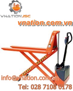 electric pallet truck / multifunction / high-lift / with electric actuator