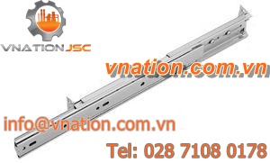 full-extension linear slide / over-extension / low-profile / drawer