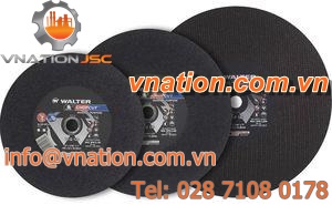 steel cutting disc / for steel / for manual grinders / for abrasive materials