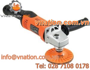 handheld sander-polisher / angle / electric