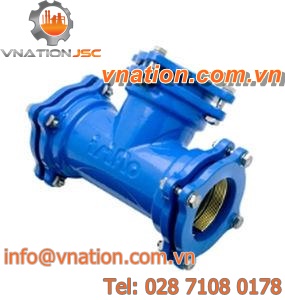 flange fitting / T / cast iron