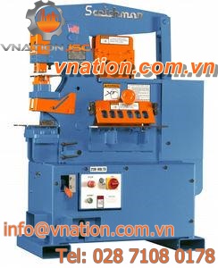electric punching and shearing machine / manual / for bars / angle