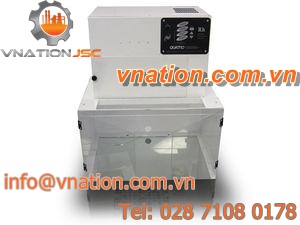fume extraction cabinet / with transparent cover / metal