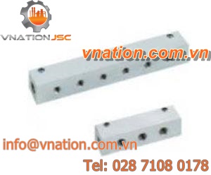 stainless steel manifold / multi-channel / hydraulic